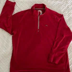 Tommy Bahama 1/4 zip pullover XL
